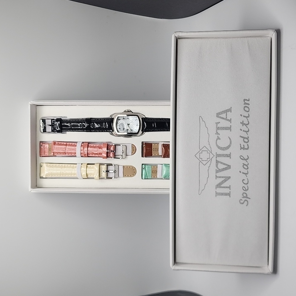 INVICTA Watch Set 5 Genuine Leather Interchangeable Watch Bands NWT - Picture 3 of 7